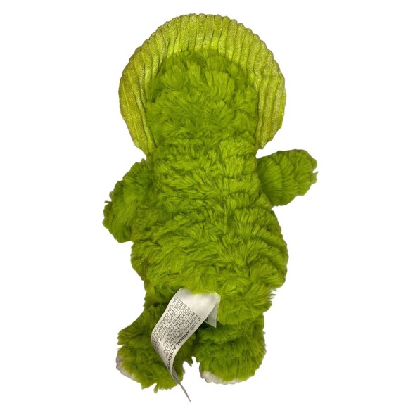 Animal Adventure Green Triceratops  Dinosaur Plush 9" Stuffed Animal Toy 2020 - Picture 10 of 12